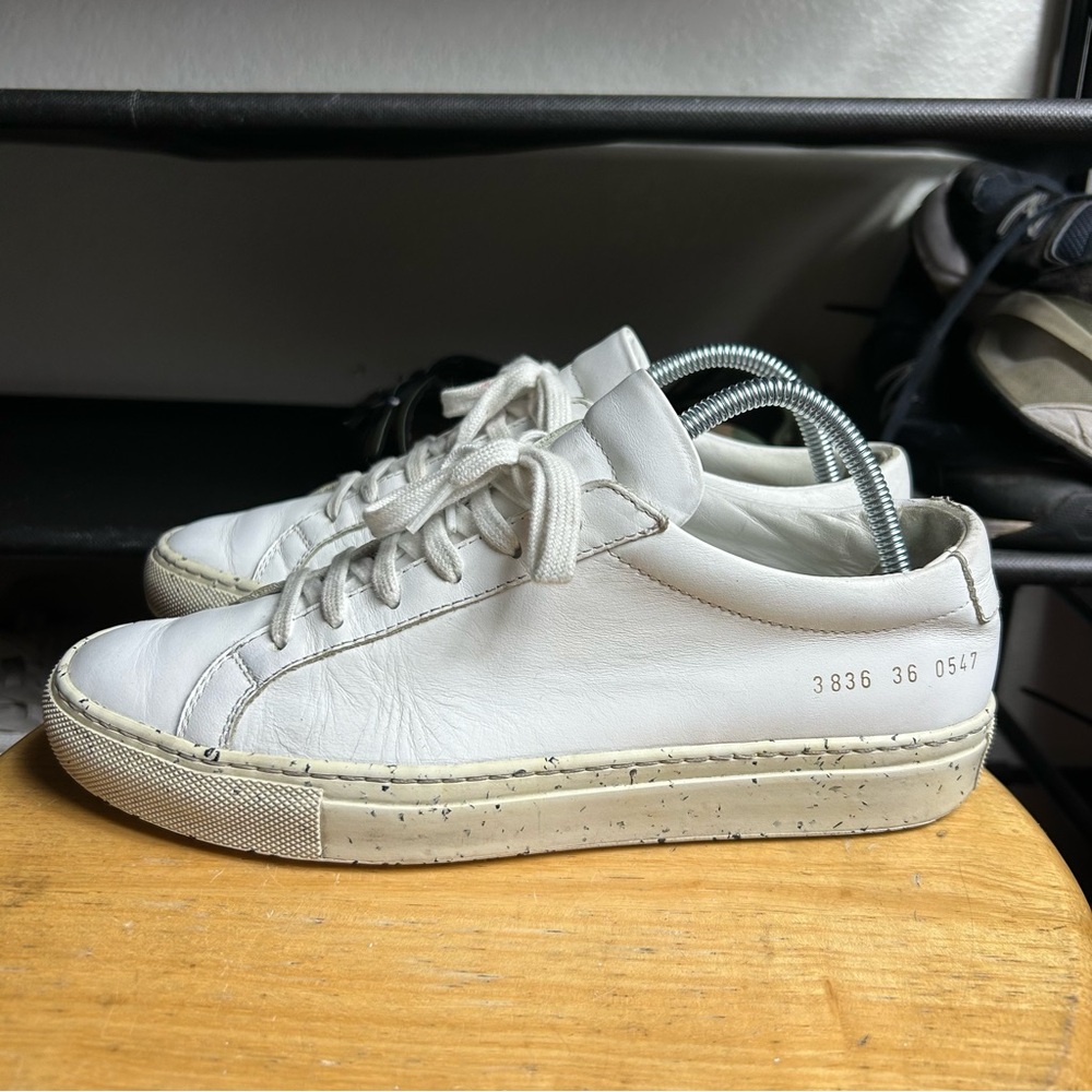 Common projects Achilles low white leather lace sneakers - Picture 3 of 7